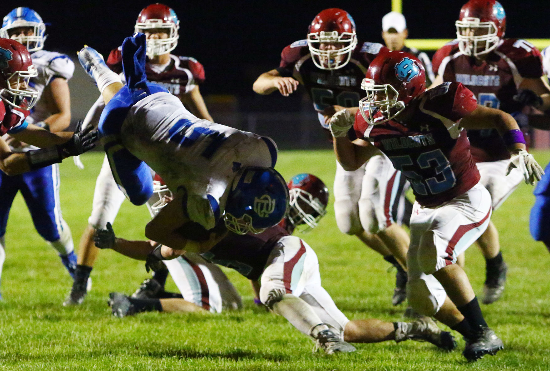 Boone Grove at Hanover Central football